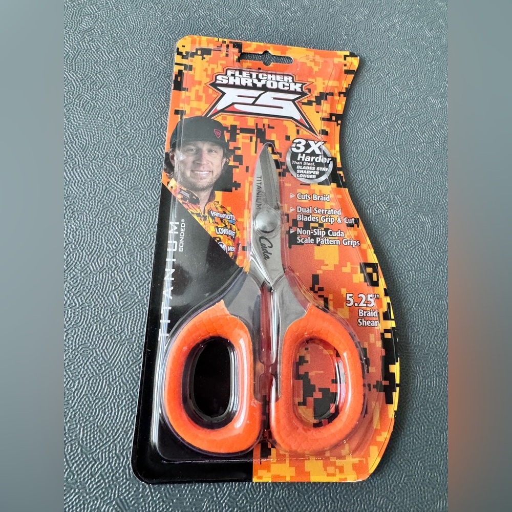 Orange Braid Shears